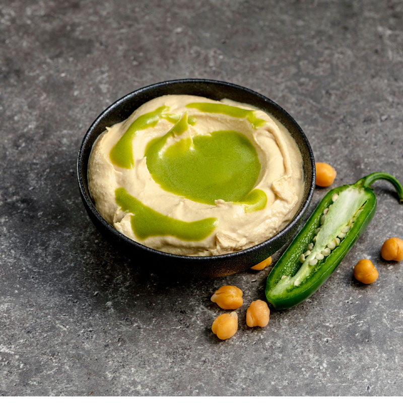 Spicy Hummus Dip Flaming Stove Newmarket